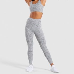 Gymshark grey Fleur Texture size small